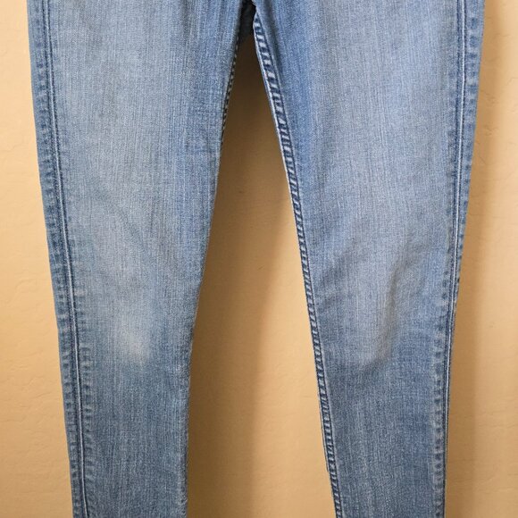 Hudson Collin Flap Skinny Crop Denim Jeans in Adventure Blue - Picture 4 of 15